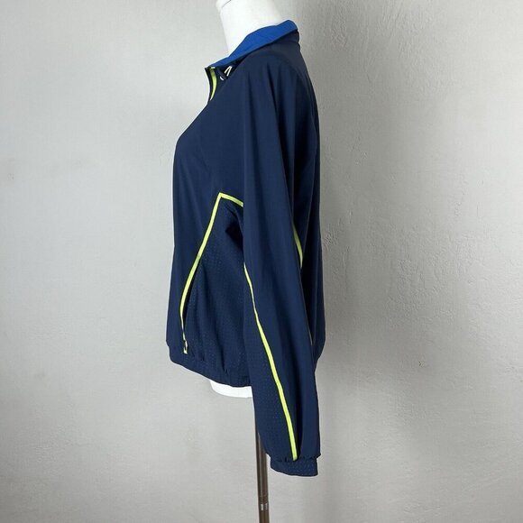 Sweaty Betty Zero Gravity Run Quarter Zip Blue Long Sleeve Jacket Size Medium - Picture 4 of 11